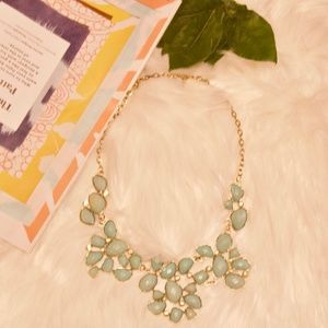 Stone Crystal Statement Necklace